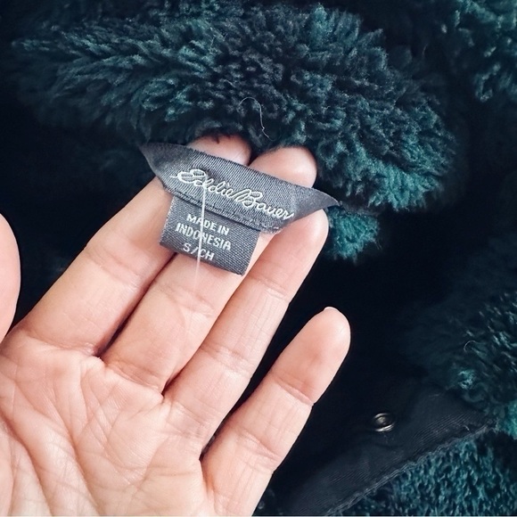 Eddie Bauer Fleece Top Green - Picture 4 of 5